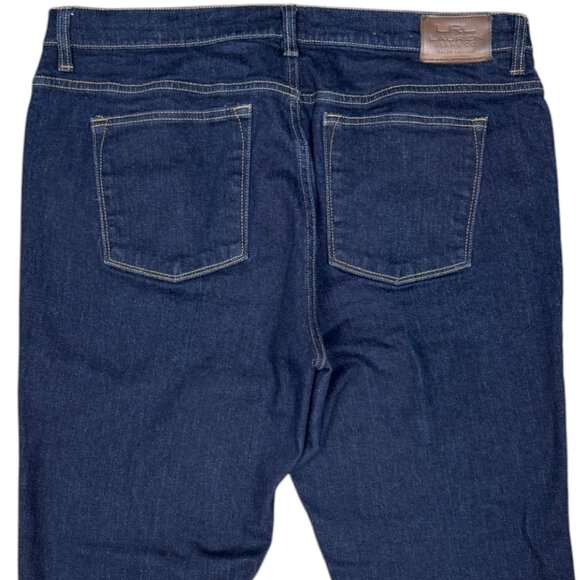 Women's‎ LRL LAUREN JEANS CO. Classic Straight Dark Jeans- Size 16 - Picture 4 of 11
